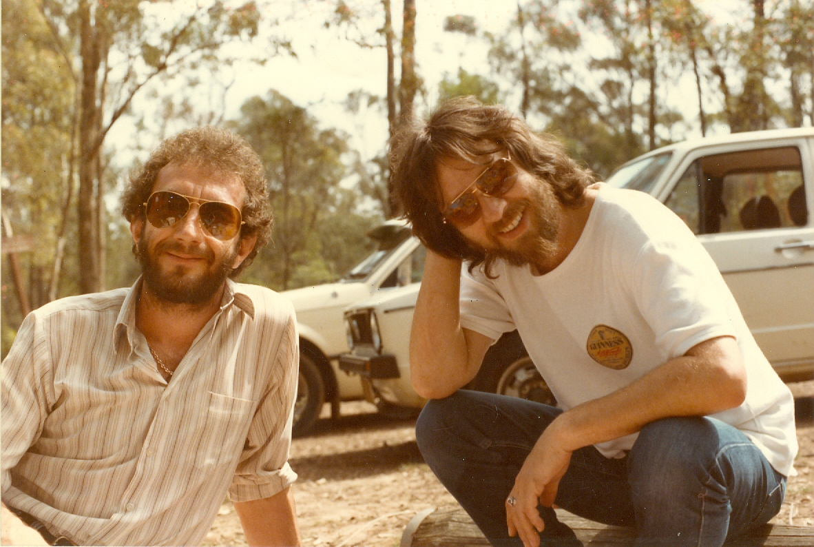 Friends for decades - Mark Aarons and Allen Clark