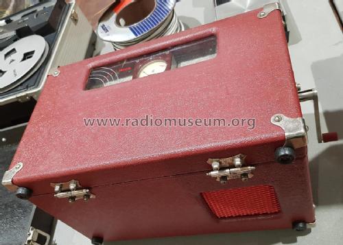 A cumbersome CEB tape recorder (made by Tasmanian company Commonwealth Electronics), similar to the one Tim used when recording for the ABC in the 1950s.