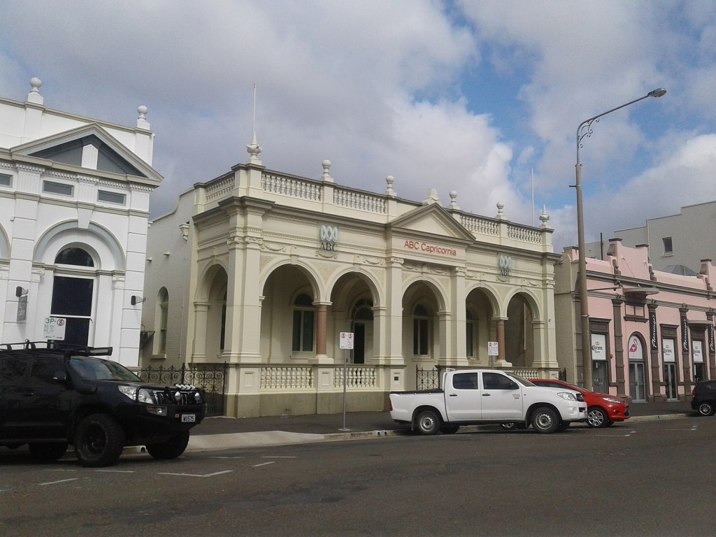The ABC building in Quay Street, Rockhampton.