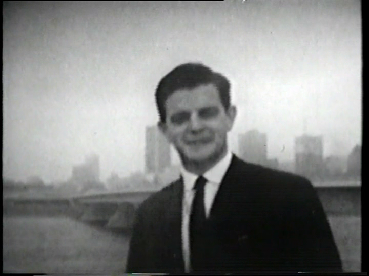 Eric Hunter broadcasting from Expo ’67 in Montreal.